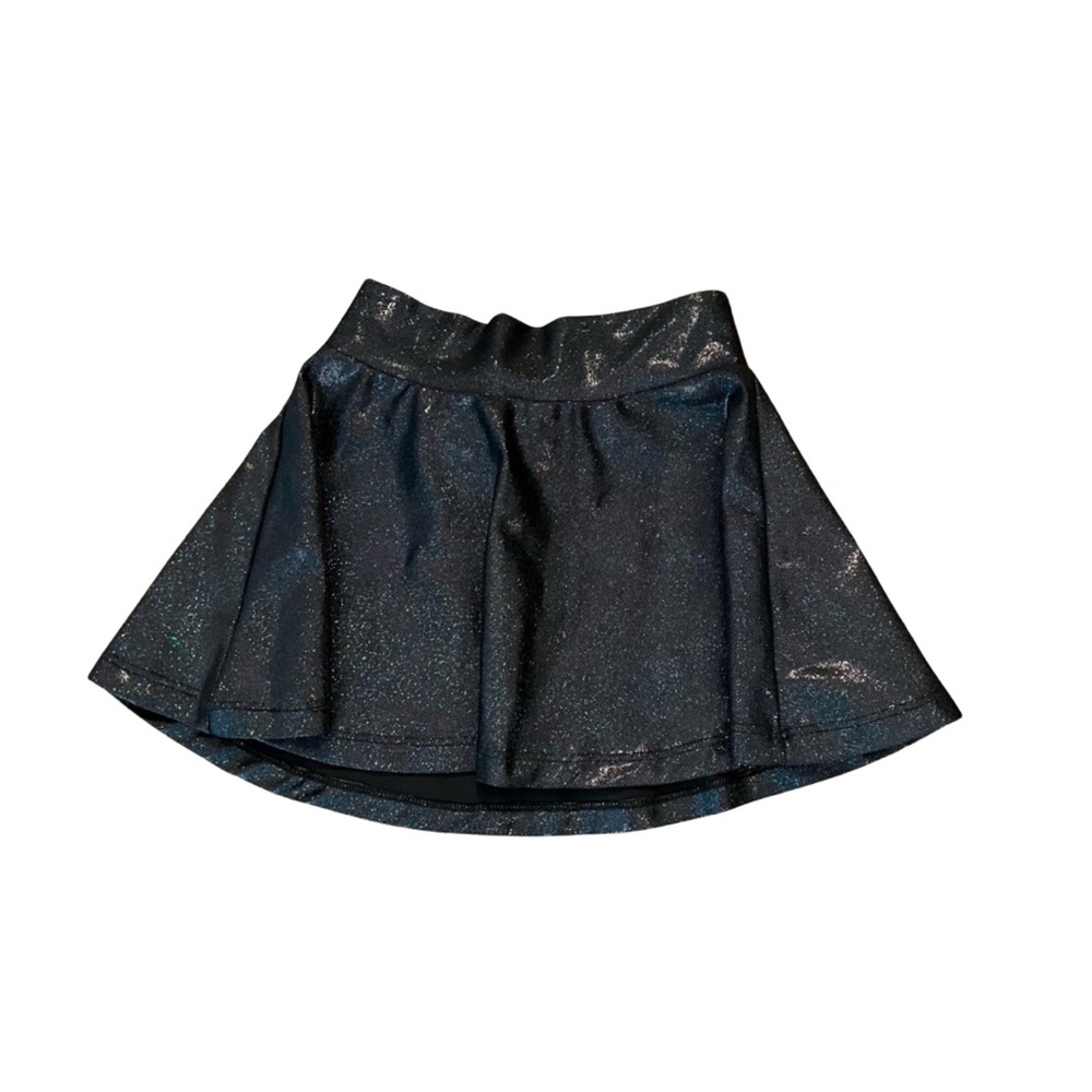 Rock Candy Black Glitter Lame Skirt size 5
